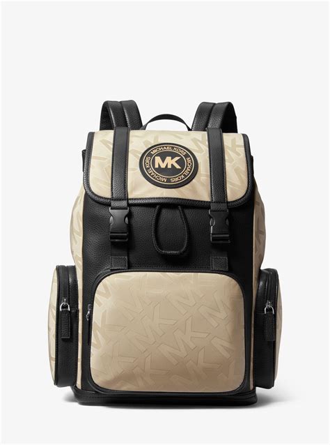 michael kors mens travis ballistic nylon backpack bookbag 298 black|Michael Kors Backpacks for Men .